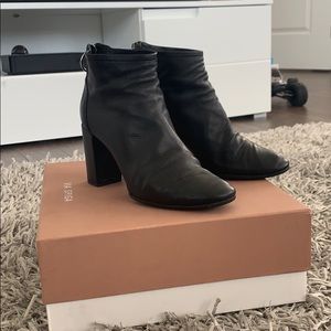 Via Spiga Leather Booties